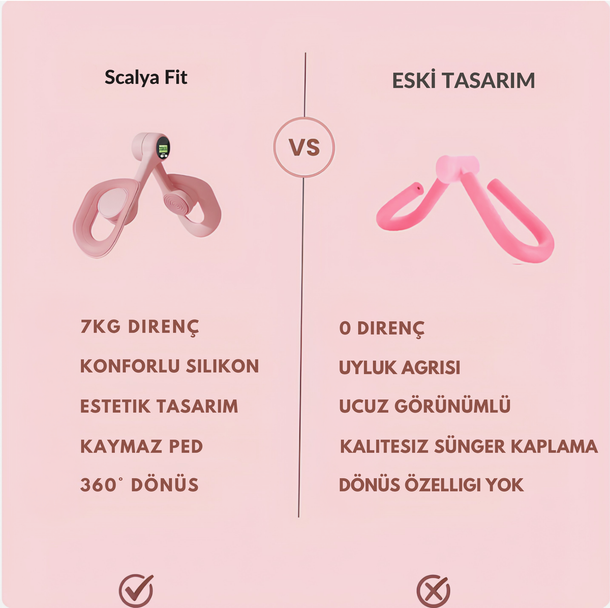 Scalya Fit™ Uyluk & Pelvik Egzersiz Aleti